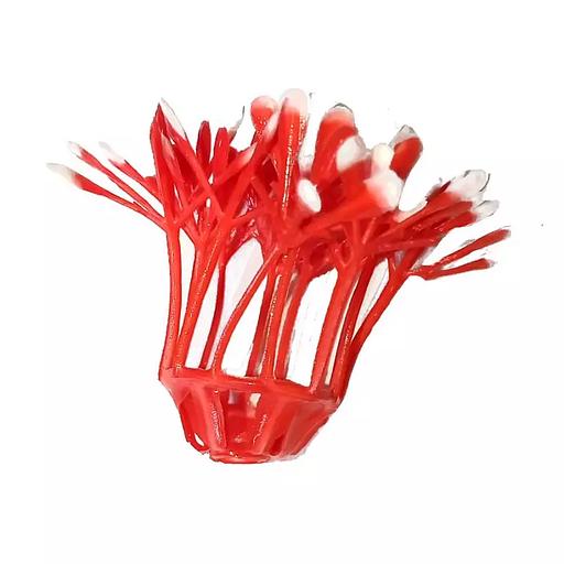 Добавка середина Красная с белыми конч. (с крепл.) 6,5см 14с 1036шт/кг фото 2