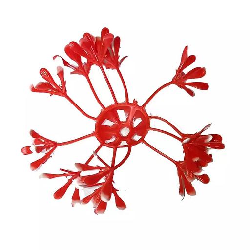 Добавка середина Красная с белыми конч. (с крепл.) 6,5см 14с 1036шт/кг фото 5