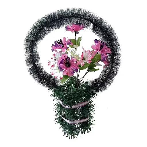 Рит-ная корзина Айгиз (георгины,герберы) ф271-р50-Лнт-н312-г093-г567 62см фото 1