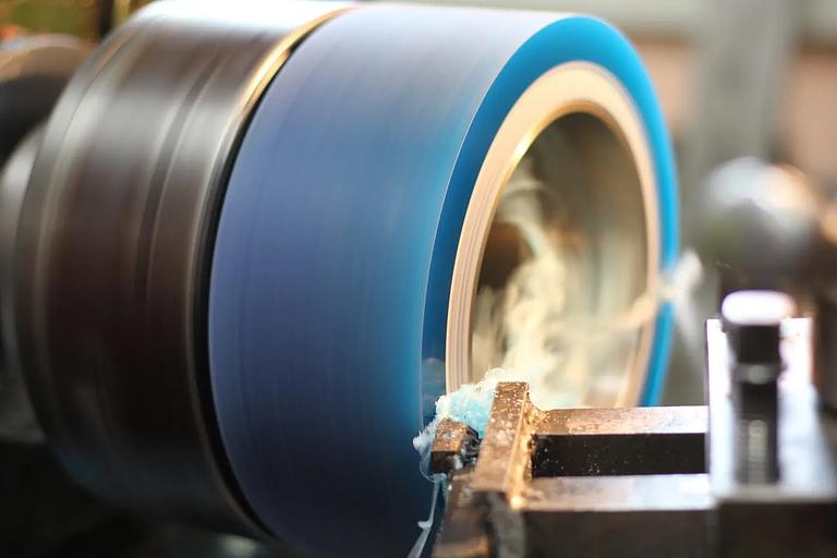 Полиуретановые массивные шины, ролики, колеса фото 7