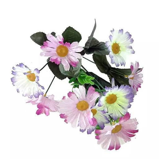 Букет ромашек на 10 голов 38см 378-141 378-170 фото 1