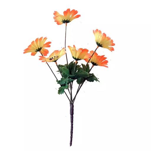 Букет с ромашками 6 голов 32см 355-016 355-082 фото 4