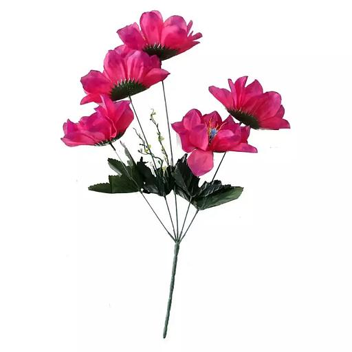 Декор.букет георгинов на 5 голов 51см 283-637 фото 1