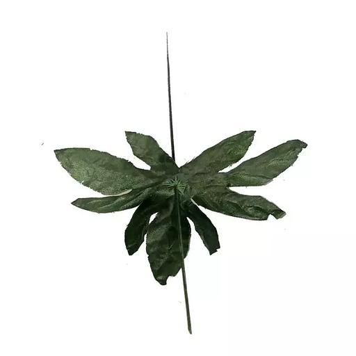 Стебель с девятиконечным листом 42см 107-047С 1/30 фото 2