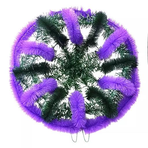 Фон ритуальный VIOLET 3D-круг к21-р120-ё20-ц45-лк60 68см фото 2