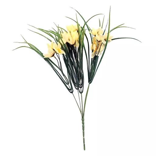 Букет 9 веток с 18 головками нарцисса 45см фото 2
