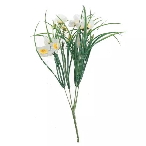 Букет 9 веток с 18 головками нарцисса 45см фото 5