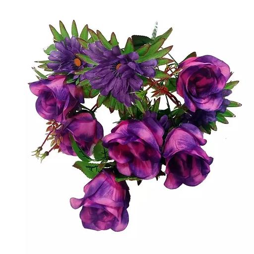 Букет георгины с розами 11 голов (5+6) 216-650+626 49см фото 6