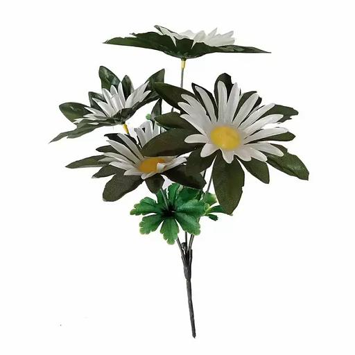 Букет с ромашками 5 голов 32см 366-654 фото 3