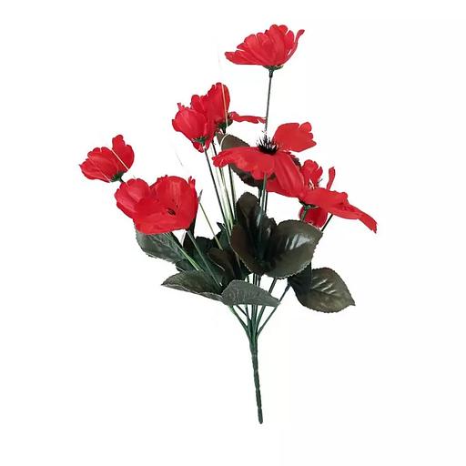 Букет из маков 12 голов 38см 019-004 фото 1