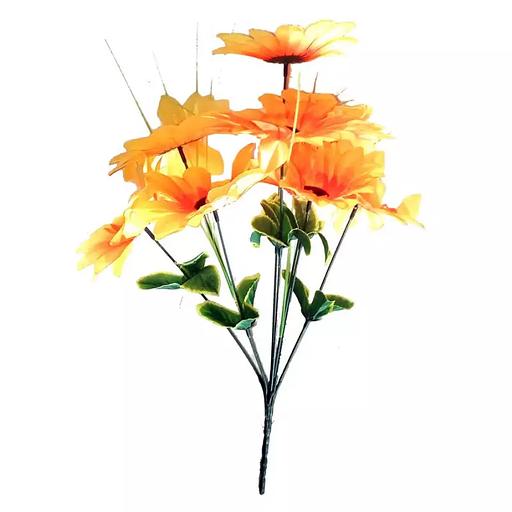 Букет с подсолнухами 8 голов 40см 333-111 фото 1