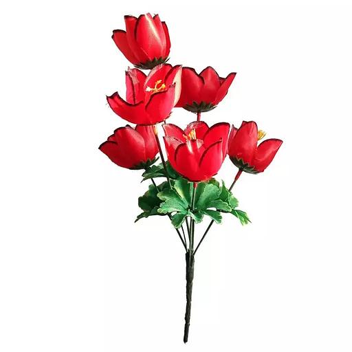 Букет с крокусами 6 голов 32см 355-466 фото 1