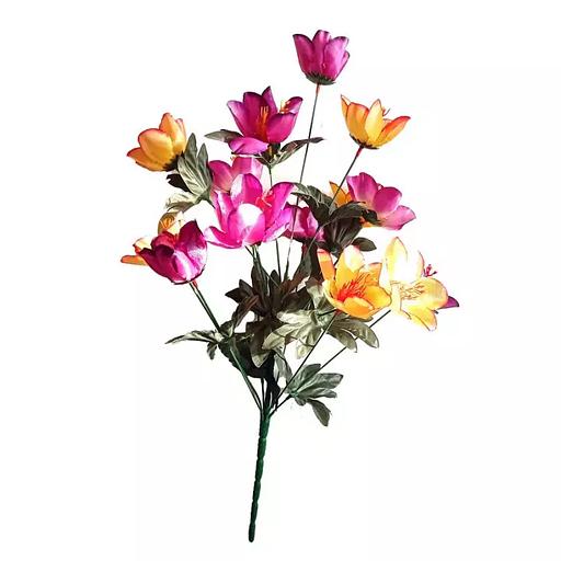 Букет с крокусами 15 голов 53см 090-466 фото 1