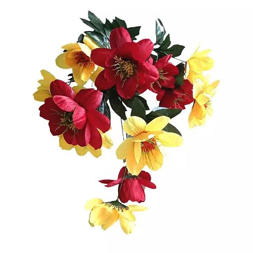 Букет кувшинок 13 голов 82см 006-553 фото 1