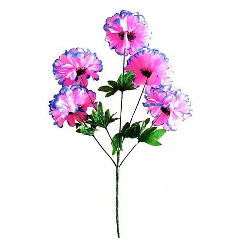 Декоративное растение с шафранами 5 голов 57см 379-494 фото 4