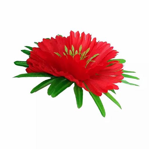 Головка астры Пулюр с листом 3сл 16см 375-л067-187-186Ч 1/35 фото 3