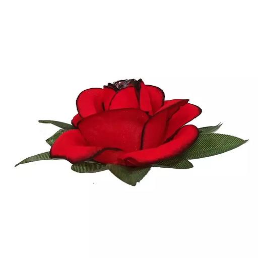 Головка розы Доброта барх. с листом 4сл 14см 1-2 440АБ-(425АБ)-л071-191-173-172 1/30 фото 2