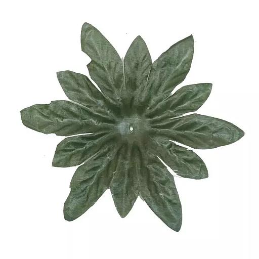 Лист не собран 12-конечн. рельеф тёмный LV-012 18см (765 шт/кг) фото 2