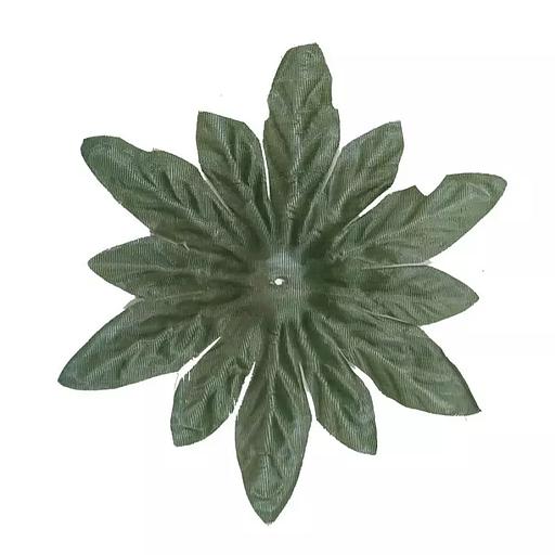 Лист не собран 12-конечн. рельеф тёмный LV-013 22см (494 шт/кг) фото 2