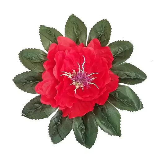 Головка пиона Мидэйл 4сл с листом 26см 384БВГ-л086-201-189-170-177С 1/14 фото 4