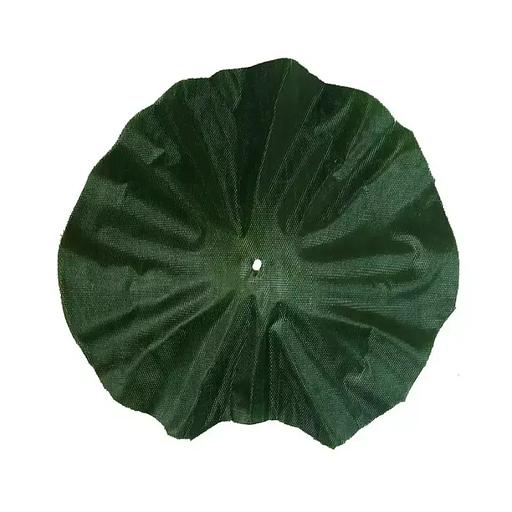 Лист не собран круглый волнистый тёмный LV-014 14см (825 шт/кг) фото 1