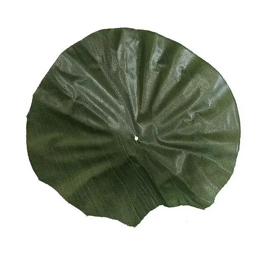 Лист не собран круглый волнистый тёмный LV-014 14см (825 шт/кг) фото 2