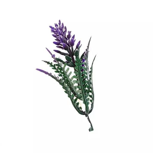 Добавка на ветку сквозняк зелёная с фиолетовым 8см 786шт/кг фото 2