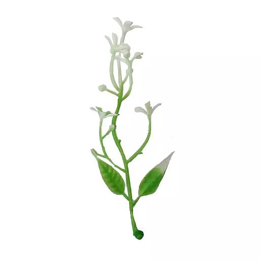 Добавка на ветку сквозняк салатовая с белыми цветочками 11,5см 1661шт/кг фото 2