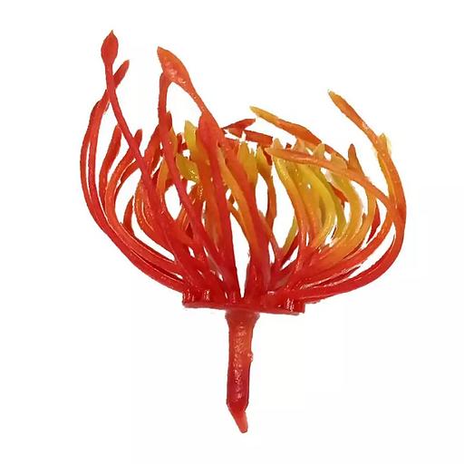 Добавка тычинка густая красная с оранжевыми кончиками с ножкой 6см 532шт/кг фото 4