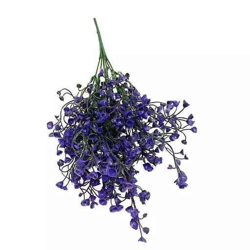 Букет 7 веток с пластиковыми цветками 38см фото 3