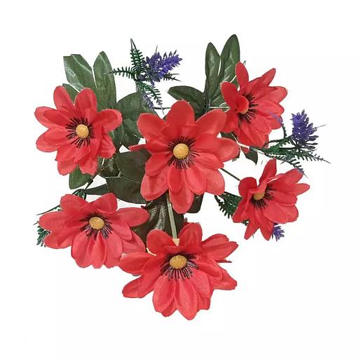 Букет георгинов 8 голов с фиолет.доб.34см 435-299 фото 3