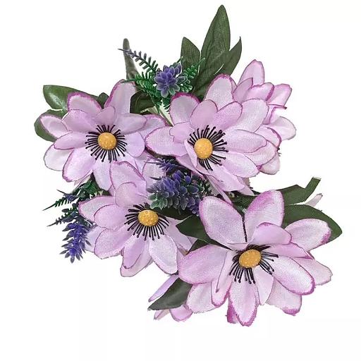 Букет георгинов 8 голов с фиолет.доб.34см 435-299 фото 5