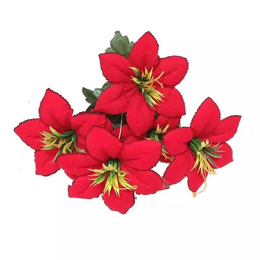 Букет с барх. клематисами 6 голов 44см 365-707 фото 1