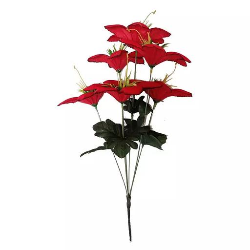 Букет с барх. клематисами 6 голов 44см 365-707 фото 2