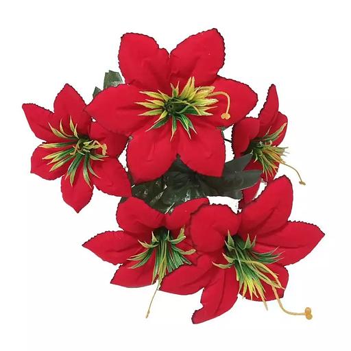 Букет барх. клематисы 5 голов 47см 431-707 фото 2