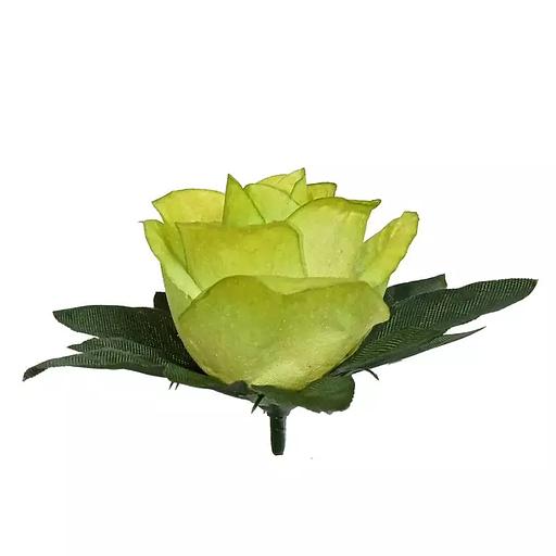 Головка розы Даница с листом 4сл 13,5см 438АБВ-л068-192-191-173-172 1/28 фото 3