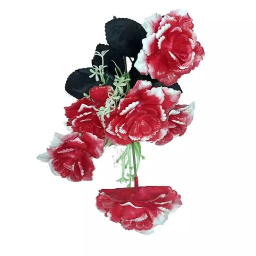 Букет с розами пластик 6 голов 31см 448-705 фото 1