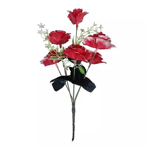 Букет с розами пластик 6 голов 31см 448-705 фото 2