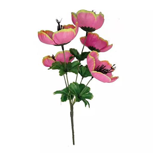 Букет с георгинчиками 5 голов 32см 370-737 фото 4