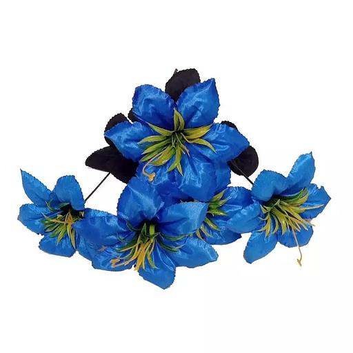 Букет с клематисами 5 голов 38см 432-708 фото 1