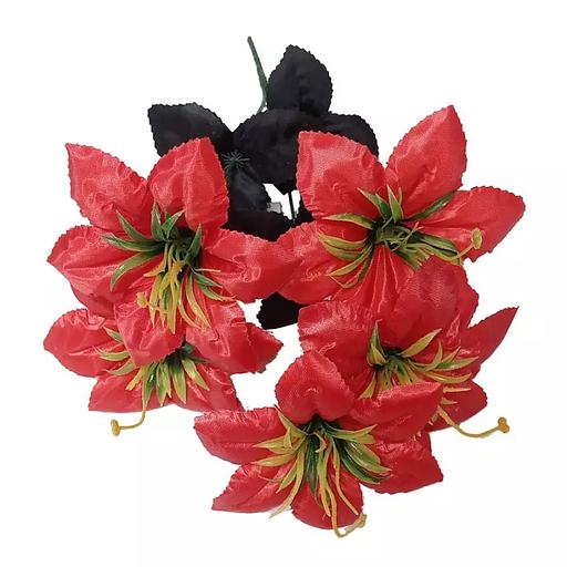 Букет с клематисами 5 голов 38см 432-708 фото 4