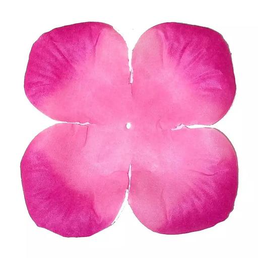 Заг-ка для розы YZ-5 розовой с белым.кантом 4-кон. больш. круглый 11,3-13,4см 1242шт/кг фото 1