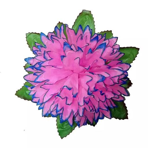 Головка хризантемы Навара с листом 5сл 21см 458-л084-204-201-107 1/14 фото 2