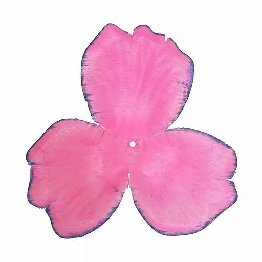 Заг-ка для розы YZ-19 розовой с син.кантом 3-кон. мал. кругл. 8,5см 2857шт/кг фото 1