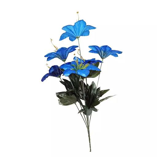 Букет с клематисами на 6 голов 42см 461-708 фото 1