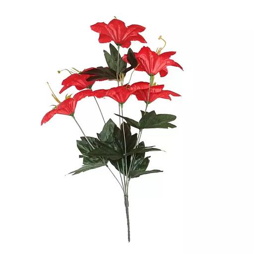 Букет с клематисами на 6 голов 42см 461-708 фото 4