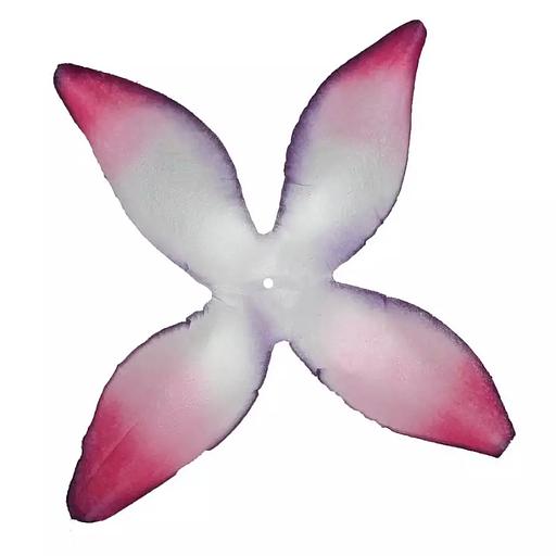 Заг-ка для розы YZ-65 бело-розовой с фиол.кантом 4-кон. средн. узк. 12-17,5см 1100шт/кг фото 1