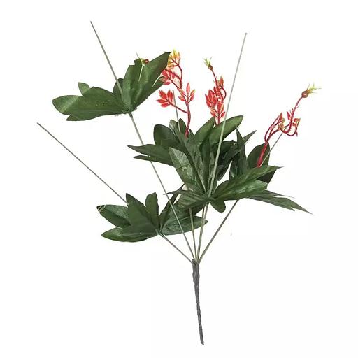 Подбукетник 6 голов 6 листов с 3 велюшками 42см 234-079с/029 фото 2