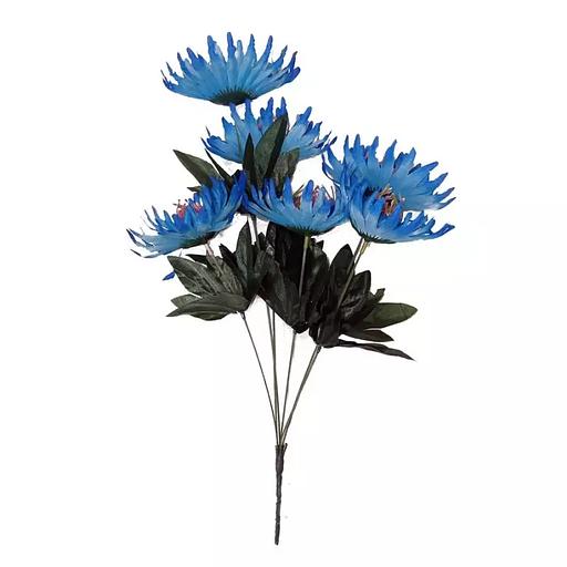 Букет с васильками на 6 голов 42см 461-784 фото 3