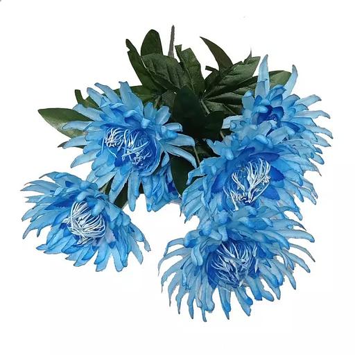 Букет с васильками на 6 голов 42см 461-784 фото 4
